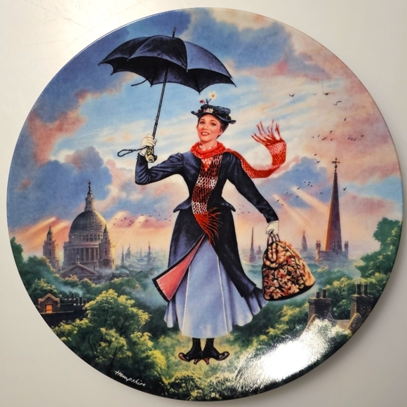 Walt Disney Mary Poppins 1989 Decorative Plate #13847A - Picture 8 of 8